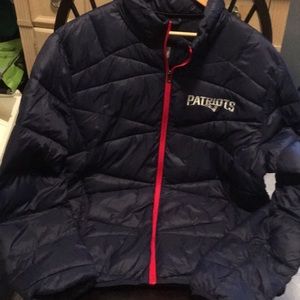 G-111 New England Patriots puffer full zip jacket